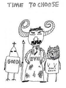 Time to choose (Shrigley)