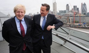 David Cameron and Boris Johnson